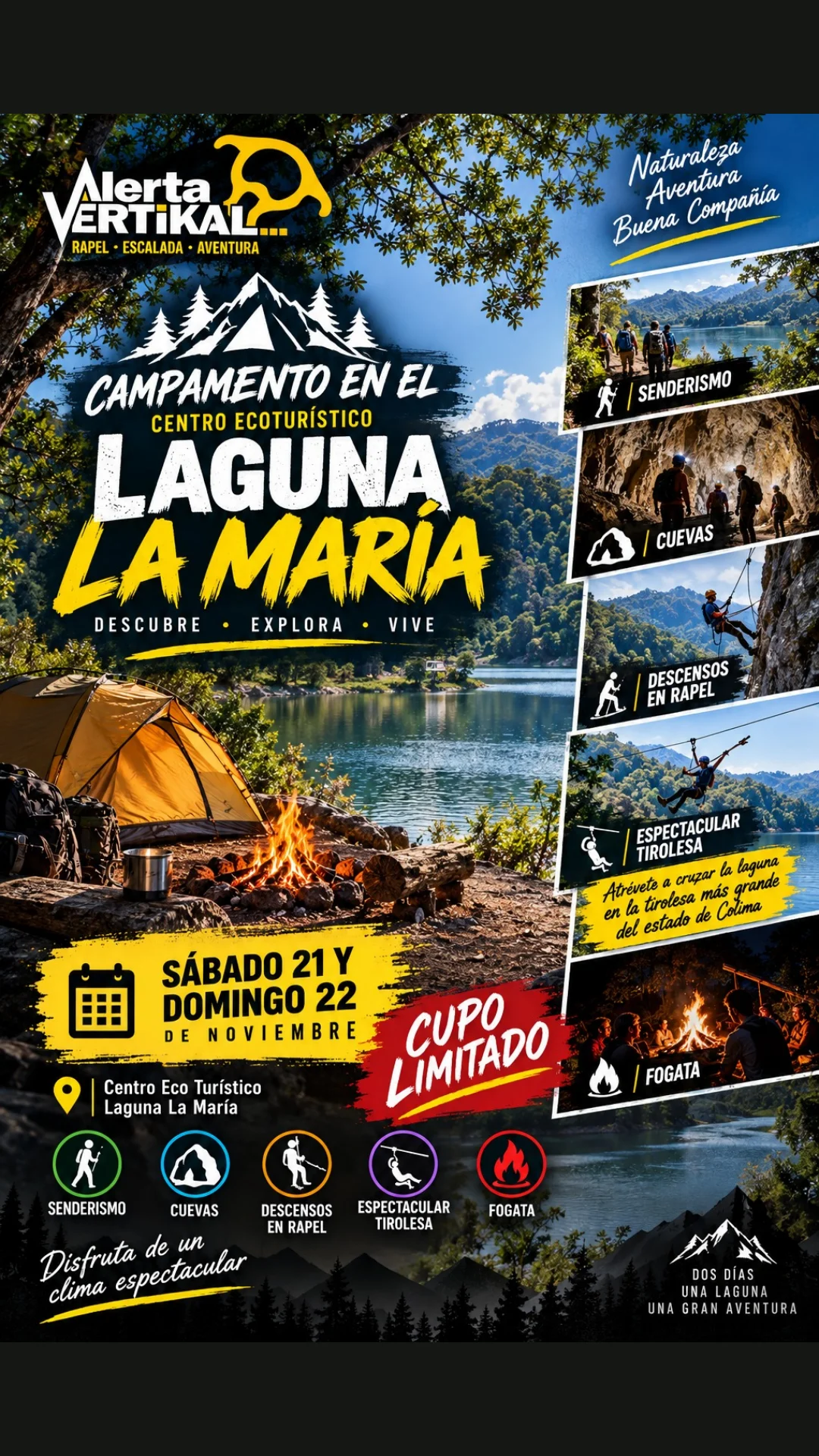 Campamento Laguna La María