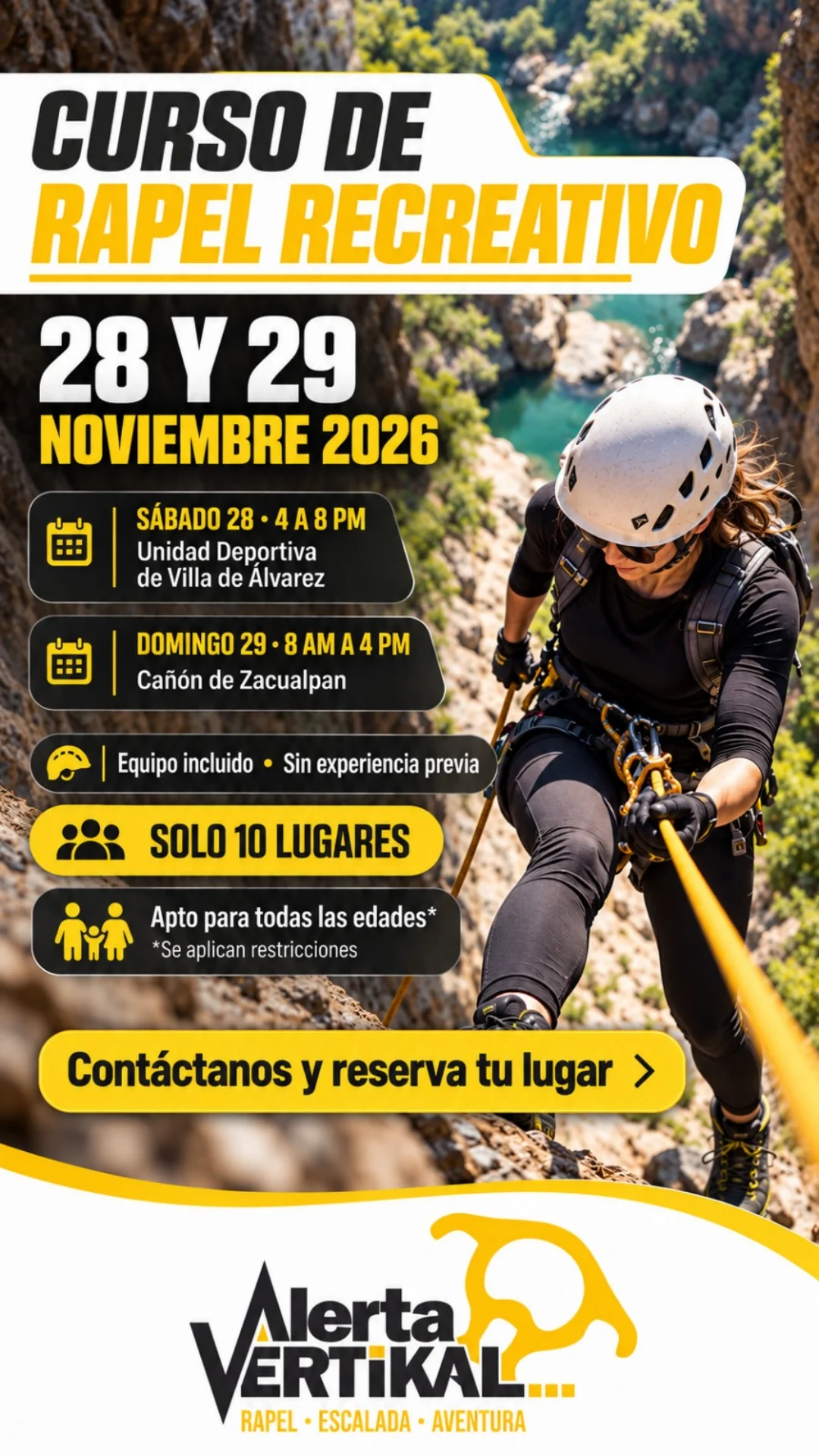 Curso de Rapel Recreativo