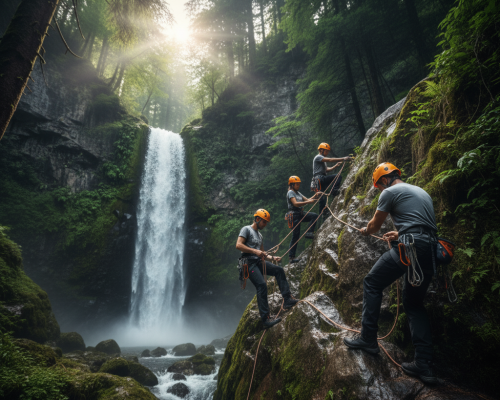 rappel para empresas,actividades de aventura corporativas,